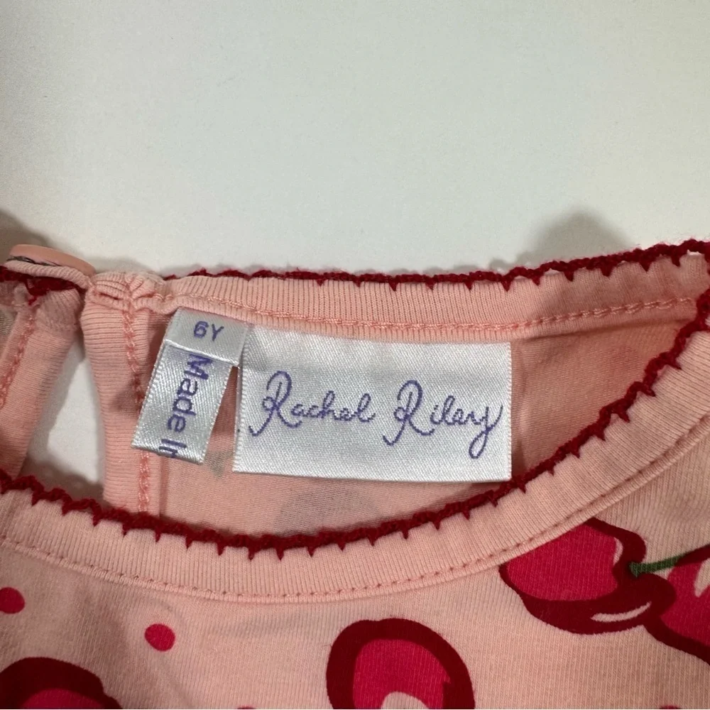 Rachel Riley Cherry Print Jersey Dress